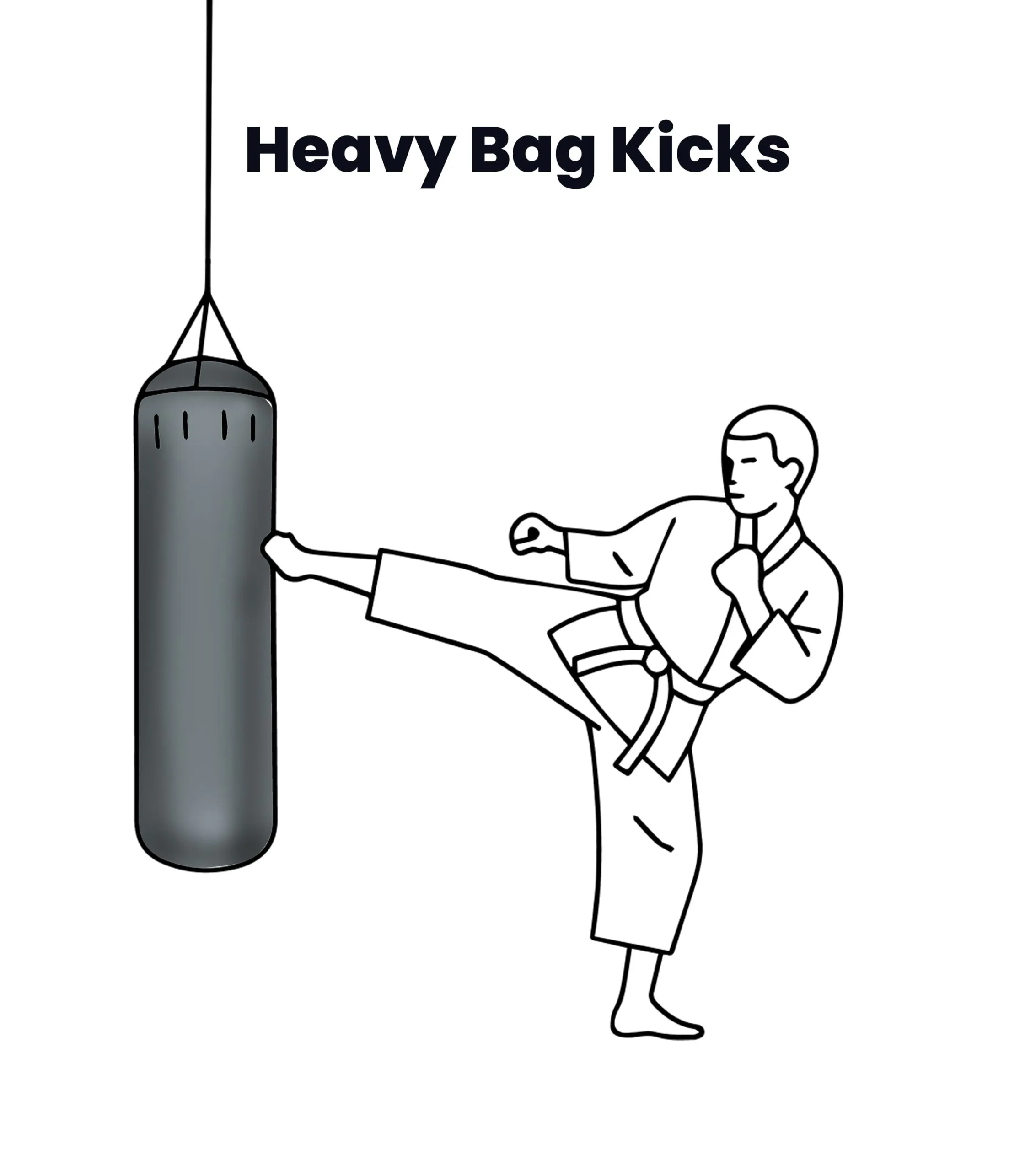 Heavy Bag Kicks