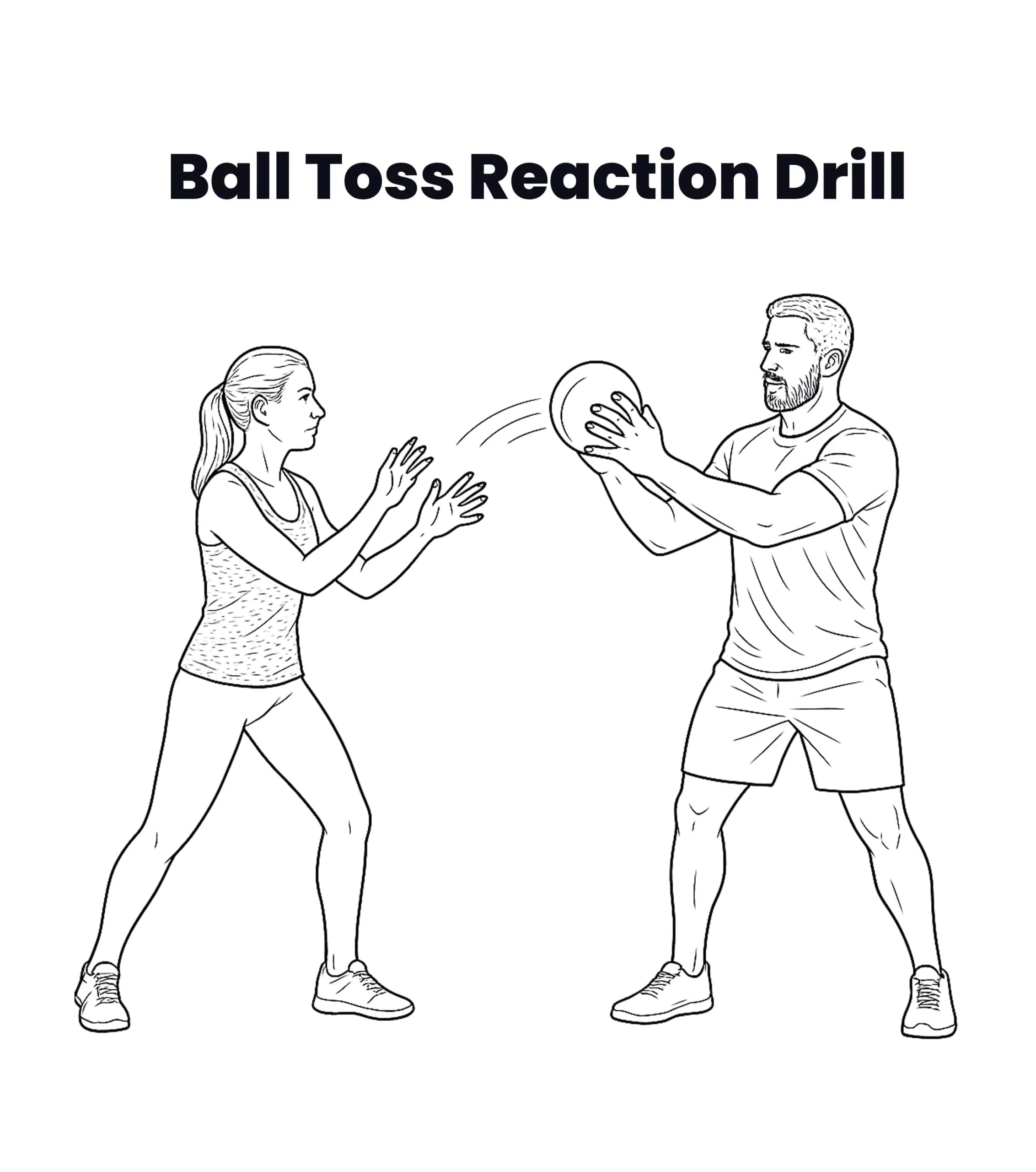 Ball Toss Reaction Drill