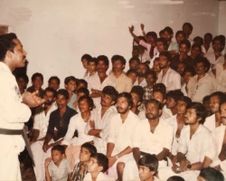 In 1992, I delivered a lecture in Kannur, Kerala, India on the topic 'What is Karate and Its Relevance to Physical and Mental Health. Such sessions were part of our ongoing efforts to raise public awareness about the value and philosophy of Karate. What is Karate and its relevance to physical and mental health